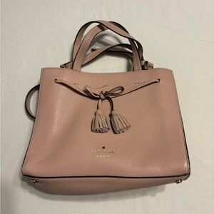 Kate Spade Pink Leather Tote Bag